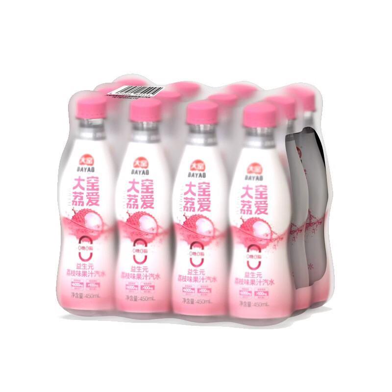 大窑0糖0脂益生元果汁汽水450ml×12瓶 19.7元 - 86线报 大窑0糖0脂益生元果汁汽水450ml×12瓶 19.7元 - 86线报