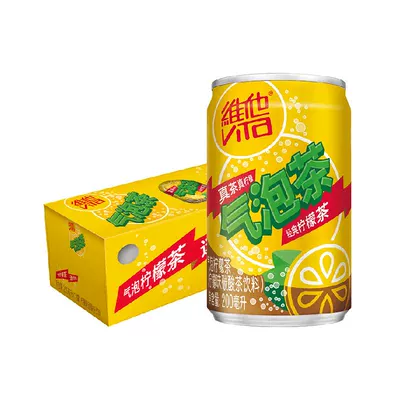 维他气泡柠檬茶柠檬味茶饮料家庭聚餐夏季饮品200ml*12 21.55元 - 86线报