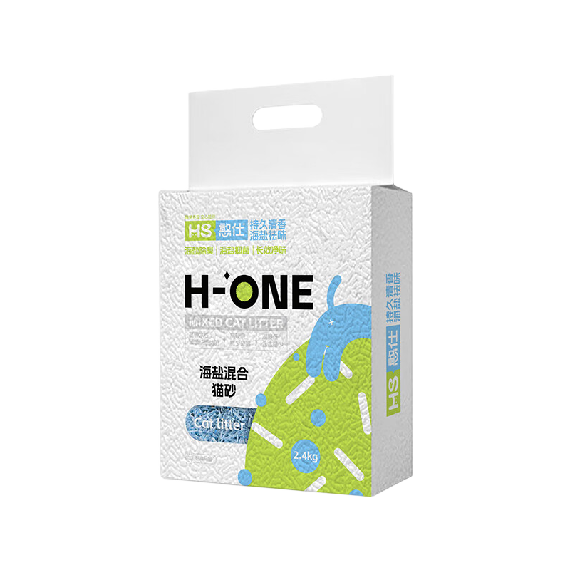憨仕海盐7合1木薯混合猫砂2.4kg 5.4元 - 86线报
