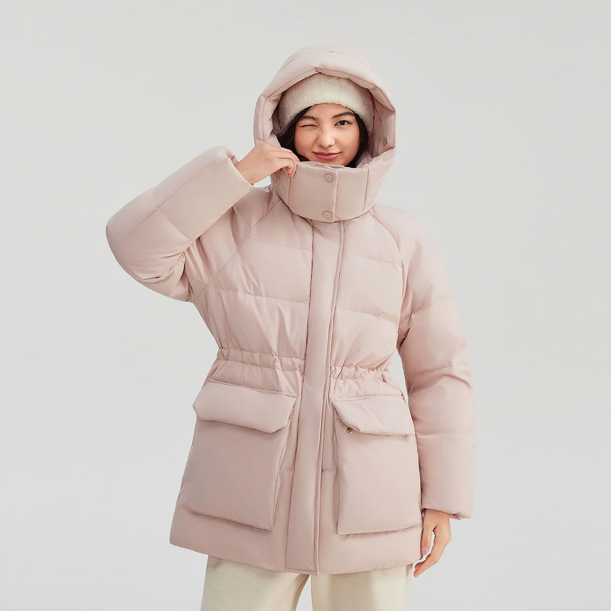 波司登抽绳收腰显瘦女士羽绒服 300.25元 - 86线报 波司登抽绳收腰显瘦女士羽绒服 300.25元 - 86线报
