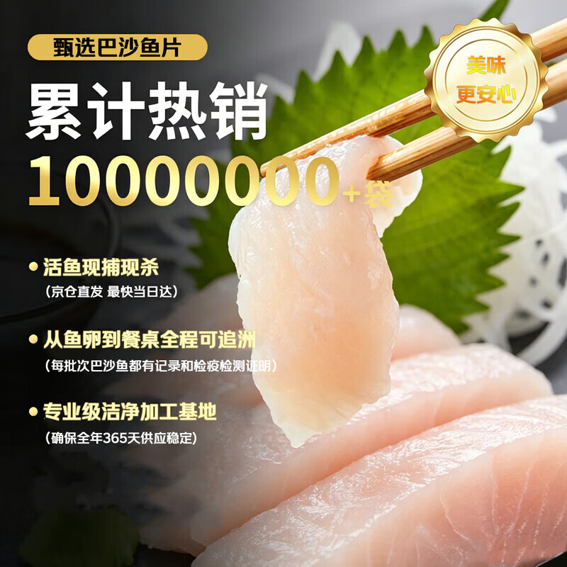 湄公大厨巴沙鱼片250g*5袋免浆 24.95元 - 86线报