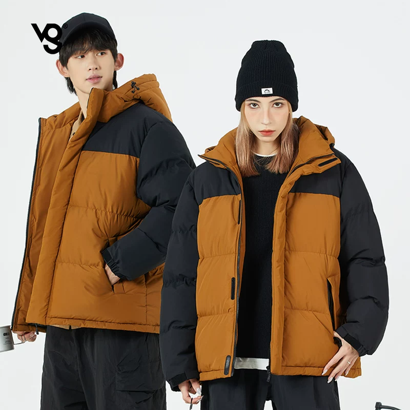 VUUG棉服情侣款连帽面包服外套 69元 - 线报酷