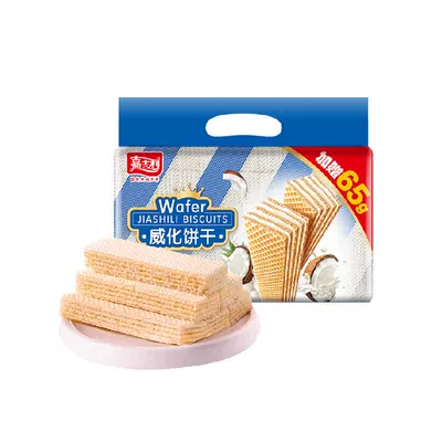 嘉士利椰子味威化饼干夹心休闲零食 7.98元 - 86线报 嘉士利椰子味威化饼干夹心休闲零食 7.98元 - 86线报