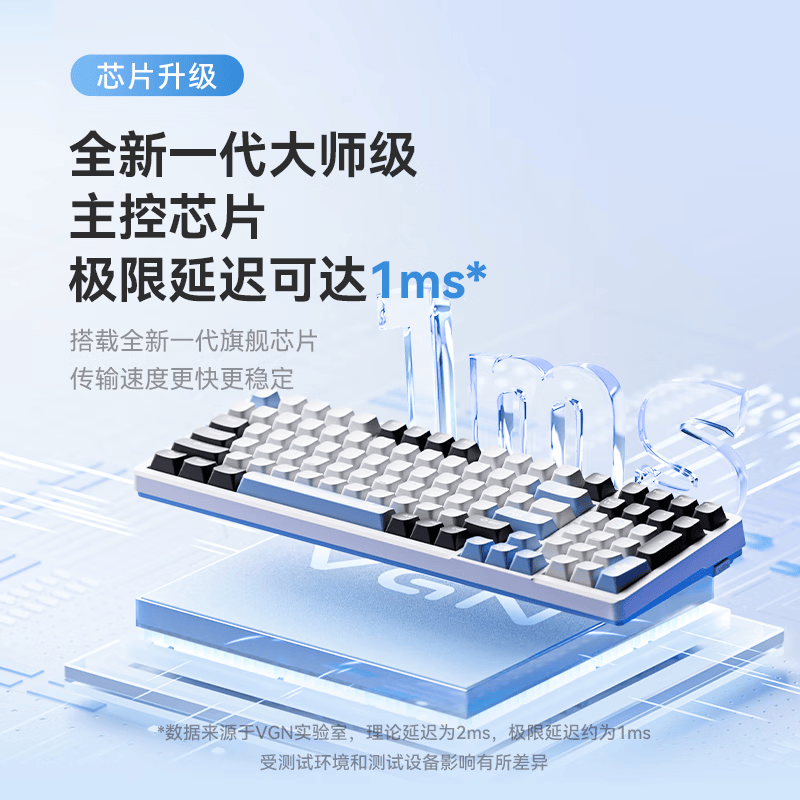VGN V98Pro V3夜魔轴 极夜机械键盘 265.5元 - 线报酷