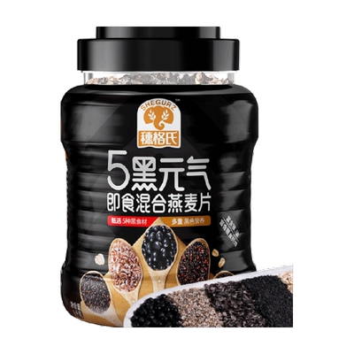 穗格氏五黑燕麦片原味桶装1kg 19.47元 - 86线报