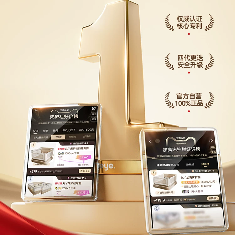丸丫床围栏宝宝防摔床边挡板婴儿防掉防护栏儿童升降床护栏加高2.2米单片装升级加固款简灰 238元 - 86线报 丸丫床围栏宝宝防摔床边挡板婴儿防掉防护栏儿童升降床护栏加高2.2米单片装升级加固款简灰 238元 - 86线报