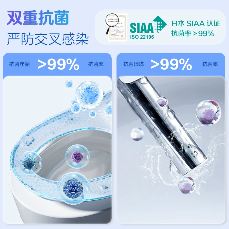 海尔智能马桶盖家用适配U型D型暖风烘干除臭杀菌电动坐便盖 1189.15元 - 86线报