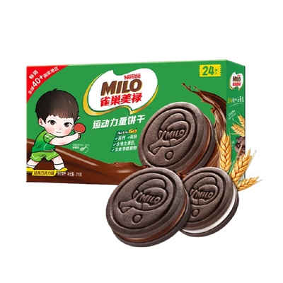 雀巢美禄运动力量饼干巧克力味216g*1箱 11.02元 - 线报酷