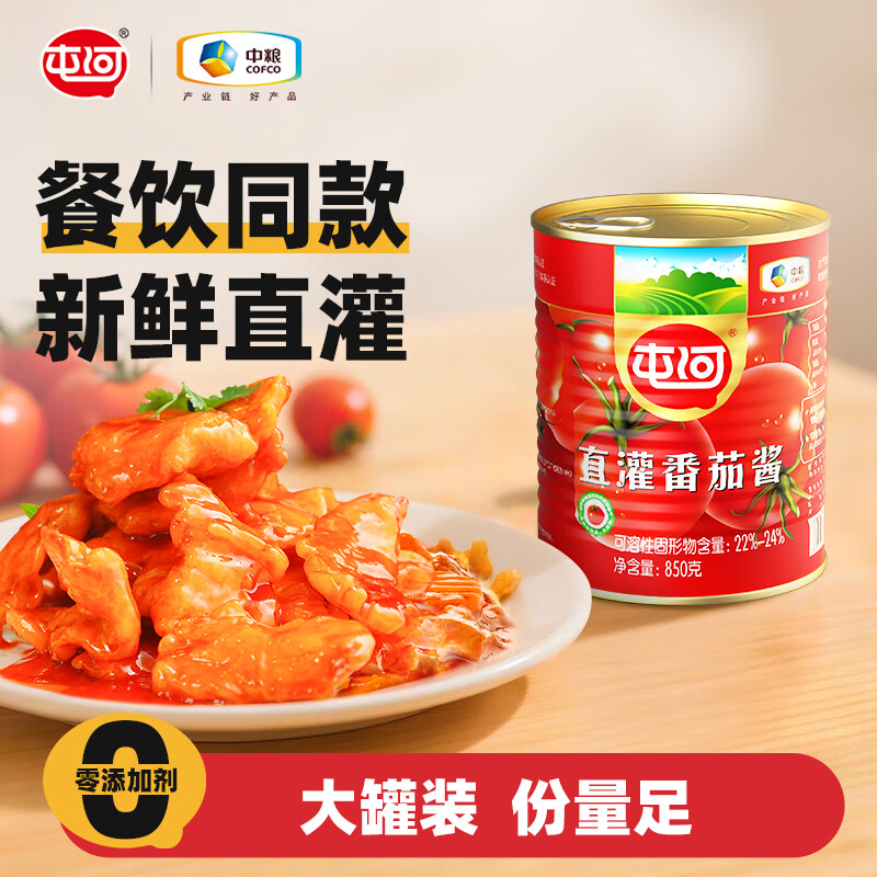 屯河 直灌番茄酱 850g 4.74元 - 折送网