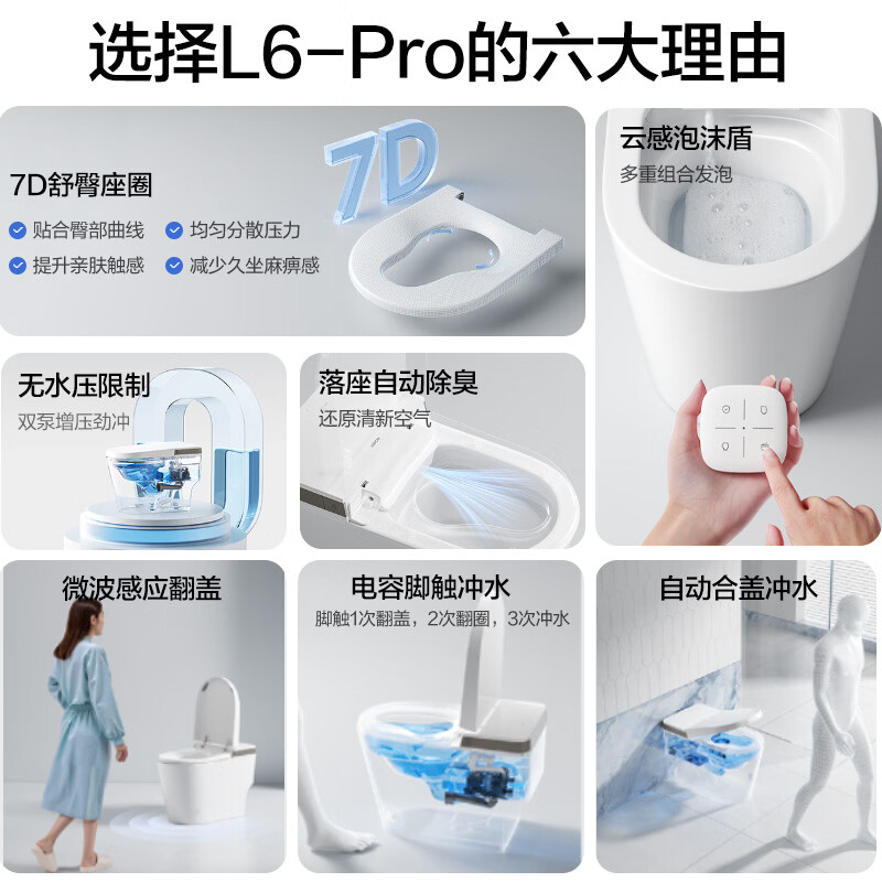 箭牌轻智能马桶离座自动冲水座圈加热坐便器泡沫盾/0压脚感冲水AE2P 400坑距400mm - 线报酷