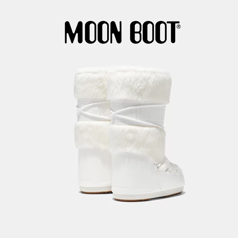 MOON BOOT ICON男女同款高筒人造皮毛雪地靴 2500元 - 86线报