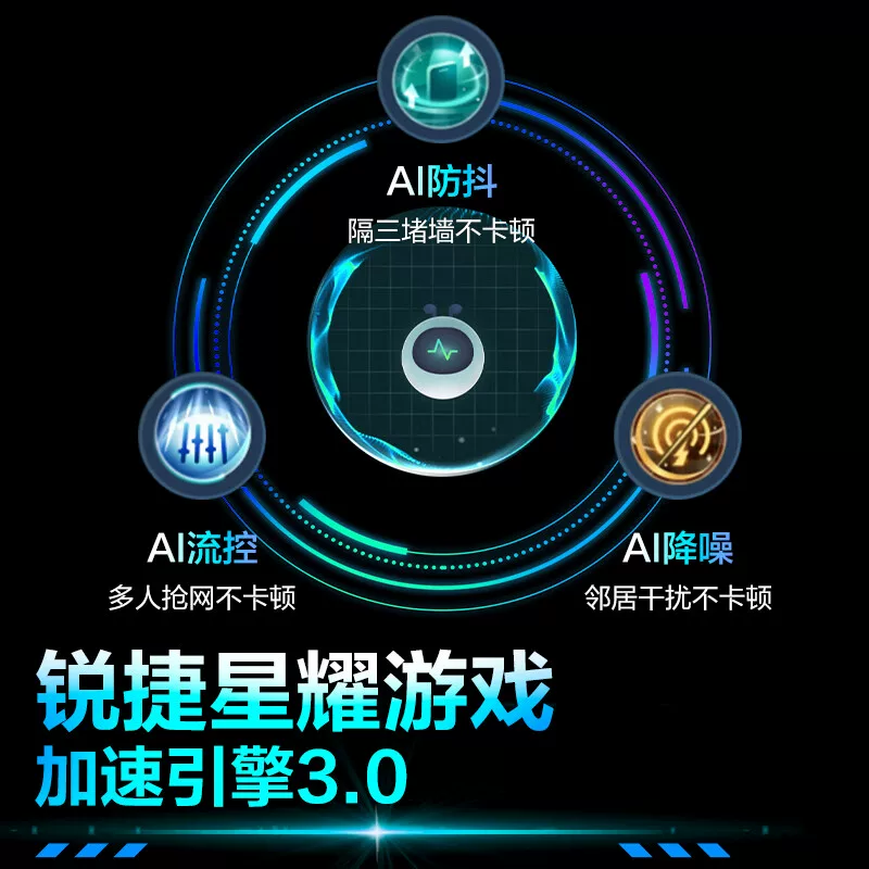 锐捷雪豹X30E双频3000M家用千兆Mesh无线路由器Wi-Fi6白色单个装 139元 - 86线报