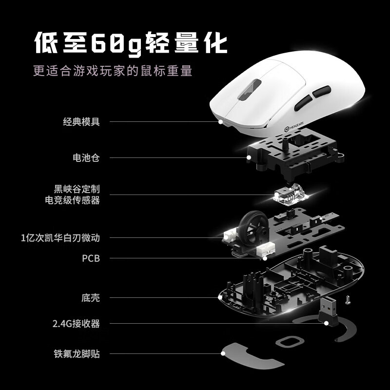 黑峡谷三模无线鼠标 99元 - 86线报