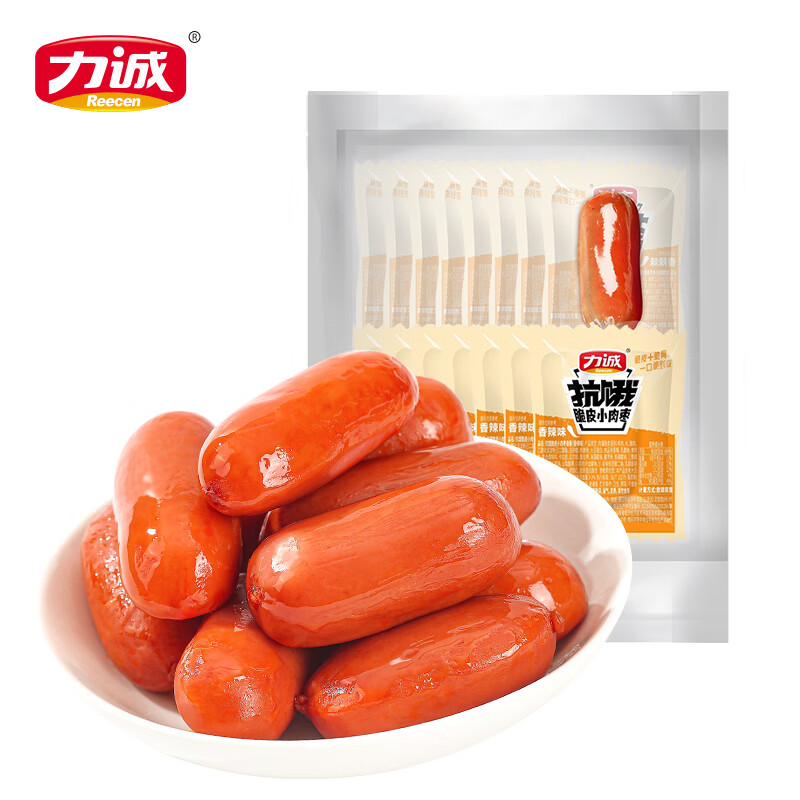力诚香辣肉枣肠200g*4袋 9.9元 - 线报酷