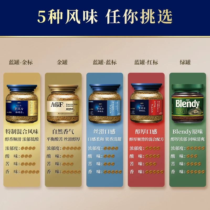 AGF奢华咖啡店Maxim马克西姆冻干速溶黑咖啡80g*2瓶 69.49元 - 折送网 AGF奢华咖啡店Maxim马克西姆冻干速溶黑咖啡80g*2瓶 69.49元 - 折送网