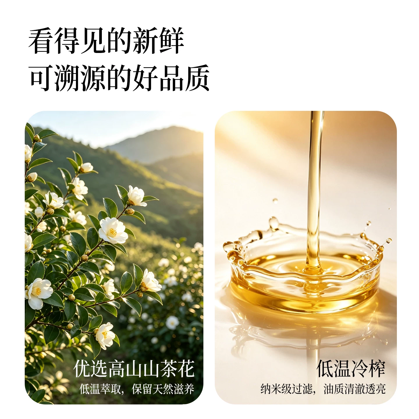 XH硒海有机山茶油物理一级冷榨2L食用油 93.3元 - 线报酷
