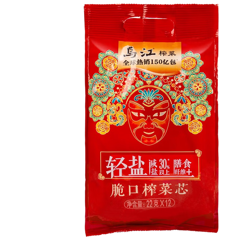 乌江榨菜芯22g×12袋量贩装下饭菜 4.9元 - 86线报