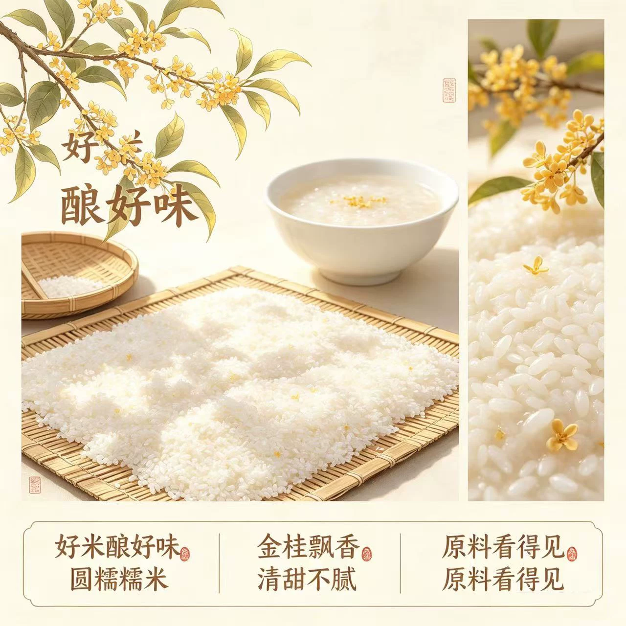 米嫂子桂花醪糟米酒420g*2罐 13.1元 - 86线报 米嫂子桂花醪糟米酒420g*2罐 13.1元 - 86线报