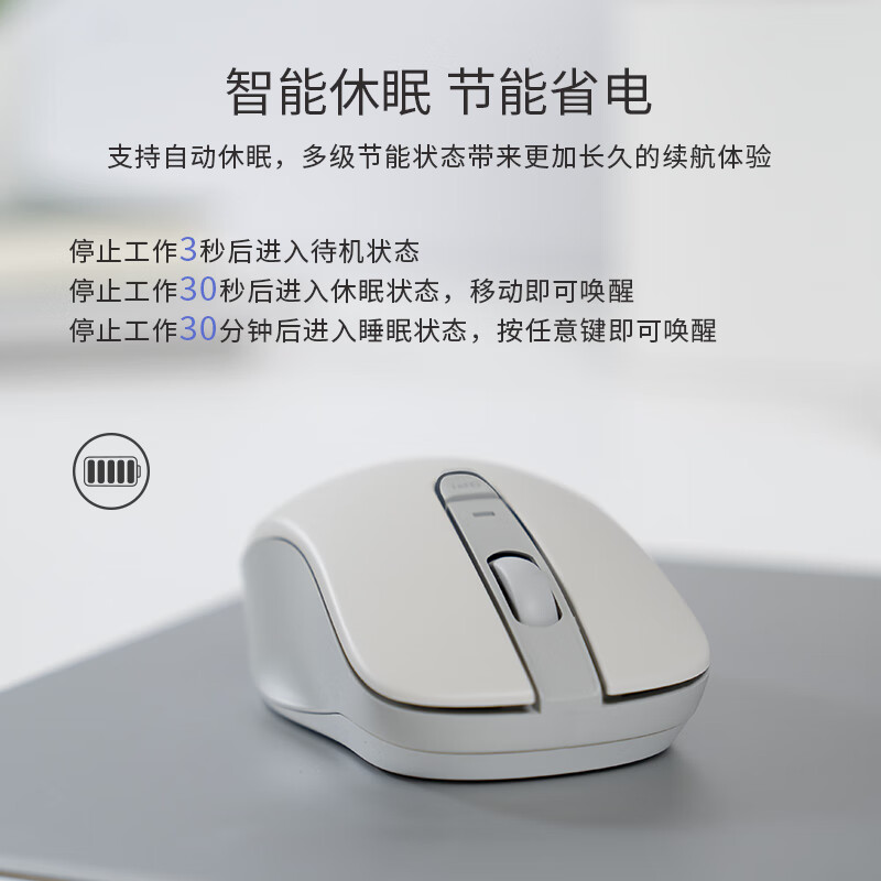 联想M1蓝牙无线鼠标1600DPI灰色 39.9元 - 86线报