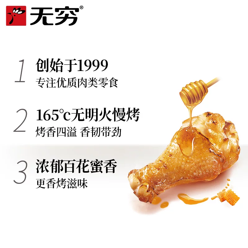 无穷蜂蜜烤鸡翅根礼盒20只 29.79元 - 86线报