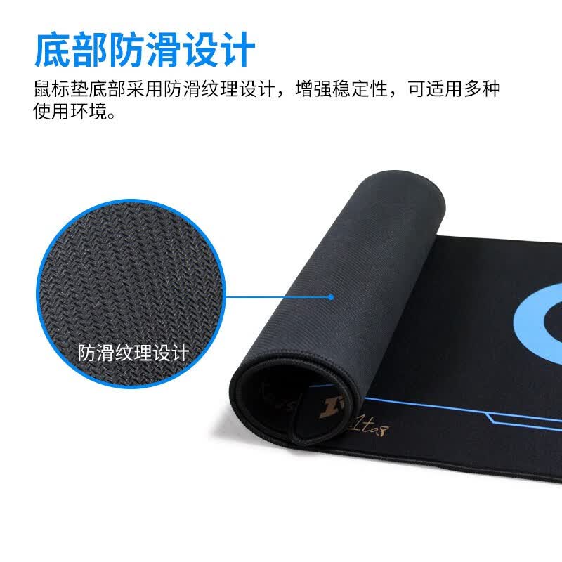 罗技加大锁边电竞鼠标垫900mm*400mm黑色 10.9元 - 86线报