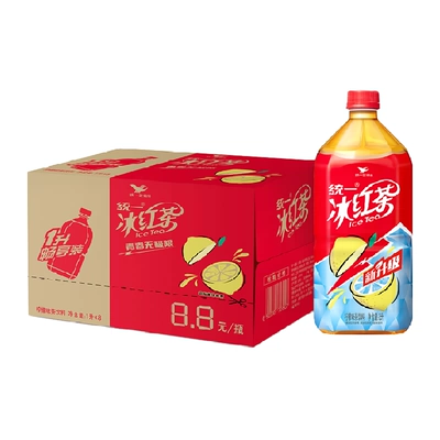 统一冰红茶双萃柠檬茶低糖绿茶饮料柠檬味整箱×2件 21.04元 - 线报酷