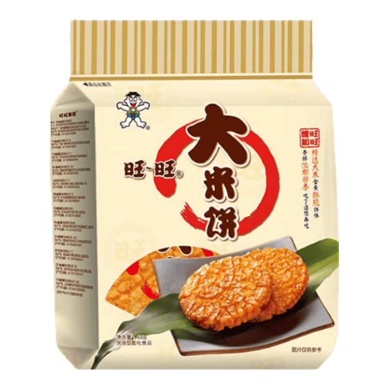 旺旺大米饼休闲零食袋装400g 7.25元 - 86线报