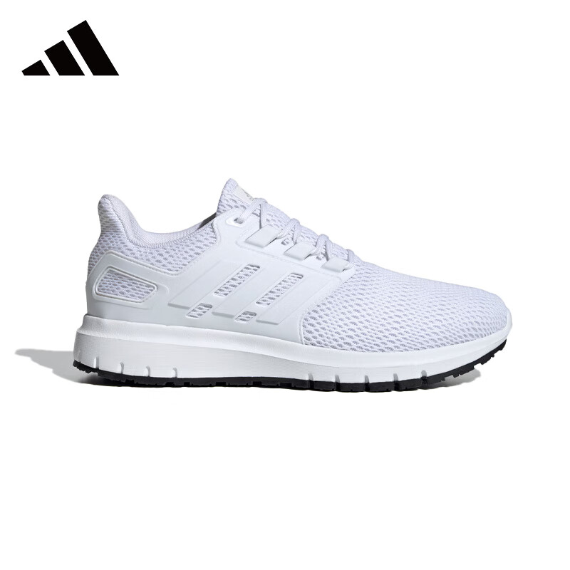 adidas男款运动跑步鞋白色42码 143.65元 - 线报酷