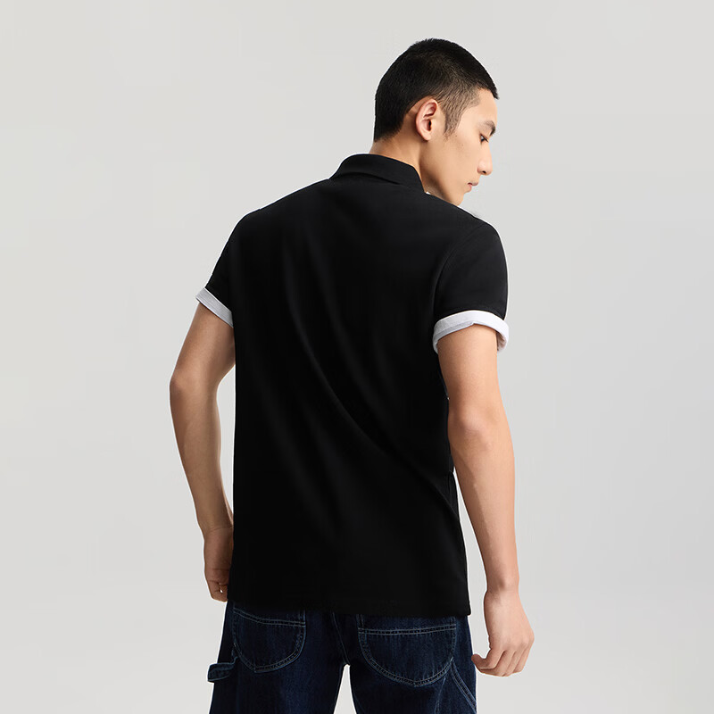Lee 26夏秋季新款经典翻领复古撞色短袖polo衫 114.95元 - 86线报