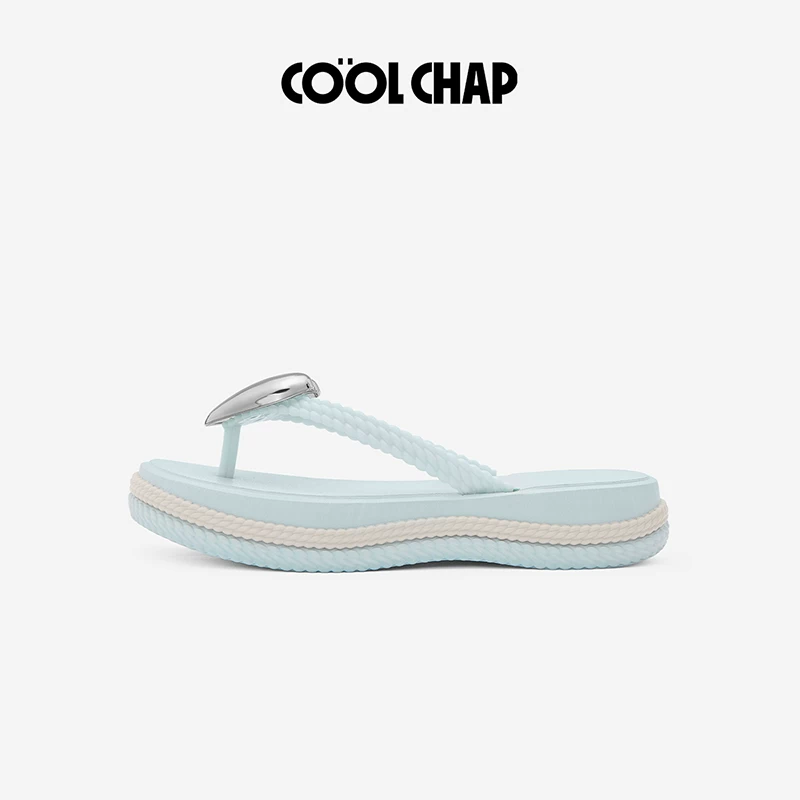 COOLCHAP春新款女式厚底人字拖CCF1302 199元 - 86线报