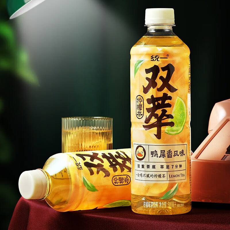 统一双萃鸭屎香风味柠檬茶500ml*15瓶 3件 30.83元 - 86线报