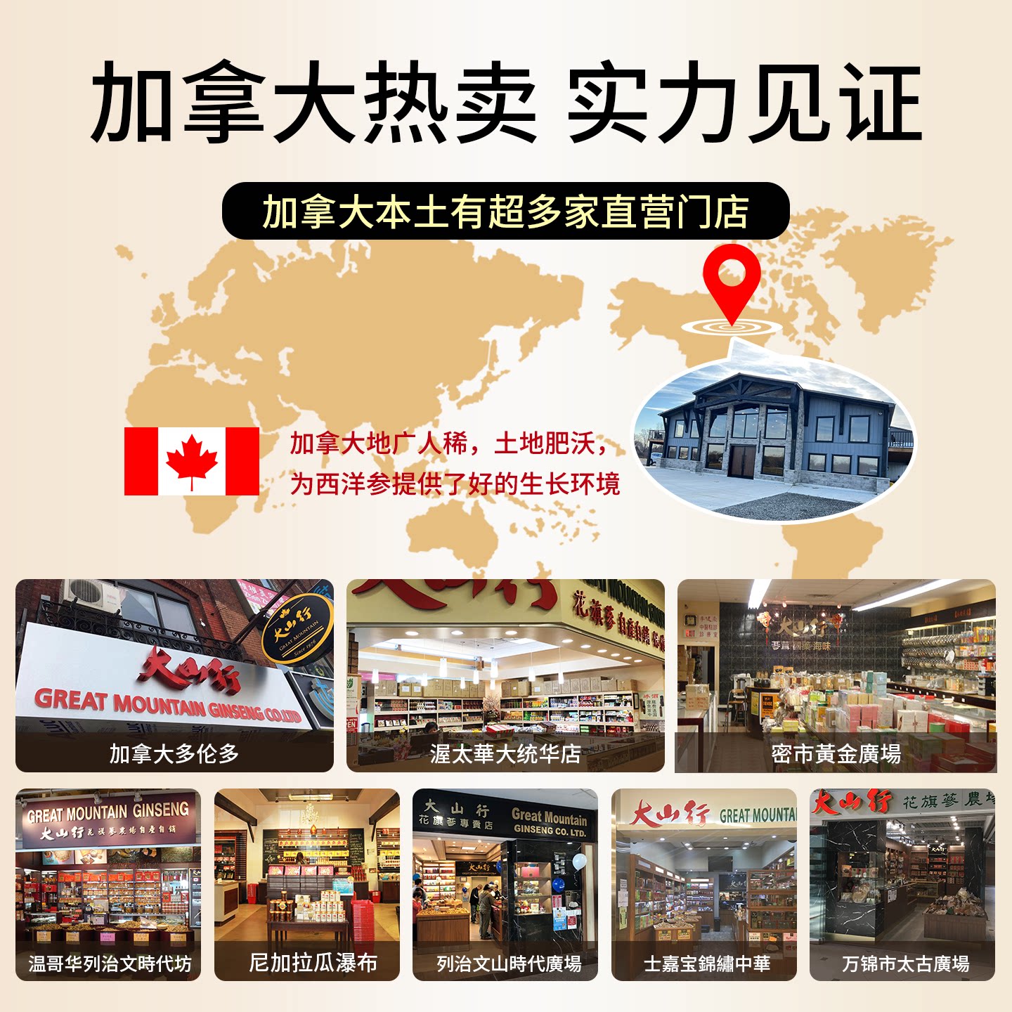 大山行进口加拿大西洋参三好礼礼盒三伏天养生总共18天食用量 69元 - 86线报