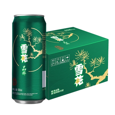 雪花啤酒晶粹8度新鲜拉格啤酒整箱 28.46元 - 86线报