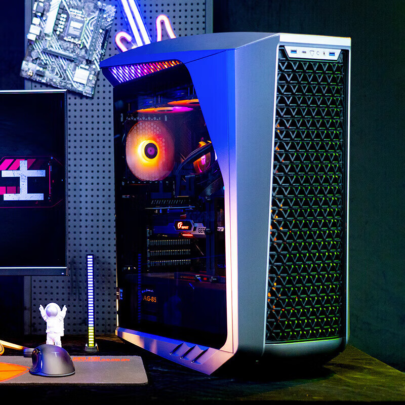 雷神黑武士Shark高端游戏电竞台式电脑主机i7-14700F 32G D5RTX5070 1T - 线报酷