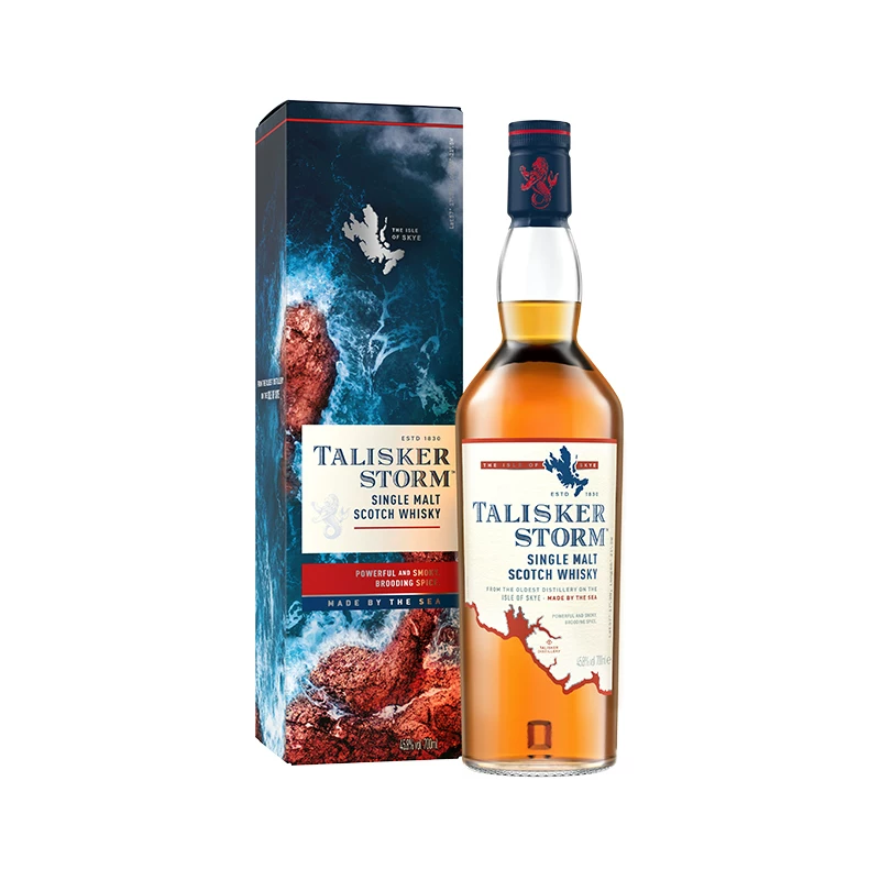 泰斯卡风暴苏格兰单一麦芽威士忌45.8%vol 700ml 160.88元 - 86线报
