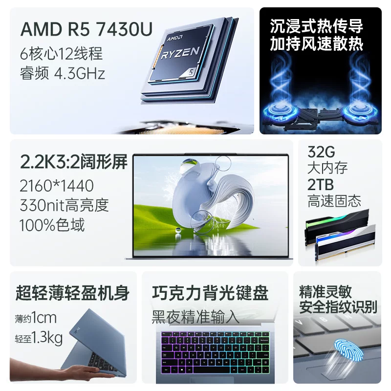 戴睿 V40PRO 笔记本电脑 2889元 - 86线报