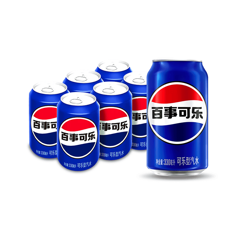 百事可乐碳酸饮料330ml*6听整箱 10元 - 86线报 百事可乐碳酸饮料330ml*6听整箱 10元 - 86线报