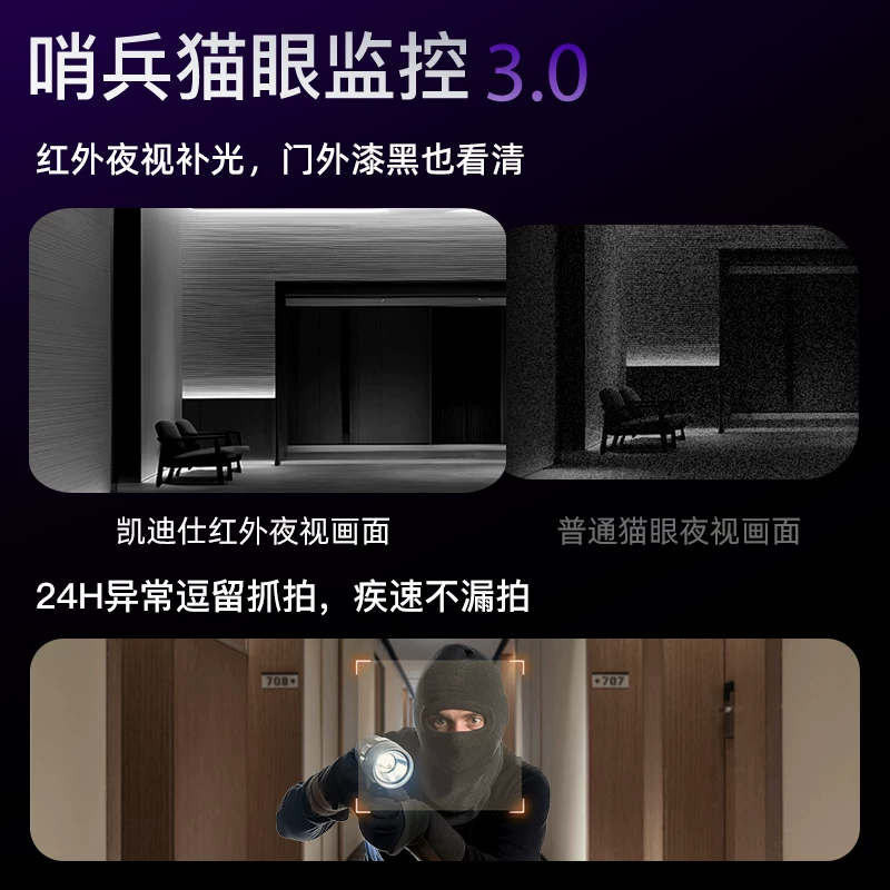 凯迪仕 Q2FV V2 3D人脸识别 智能门锁 券后720.73元 - 折送网