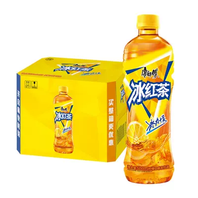 康师傅柠檬味冰红茶整箱茶饮料500ml*15瓶 25元 - 线报酷