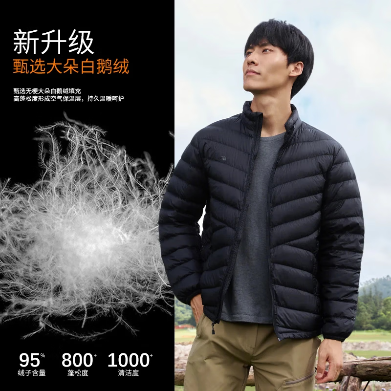 君羽户外800蓬95白鹅绒排骨鹅绒服可内胆52021男款宝蓝 446.4元 - 86线报
