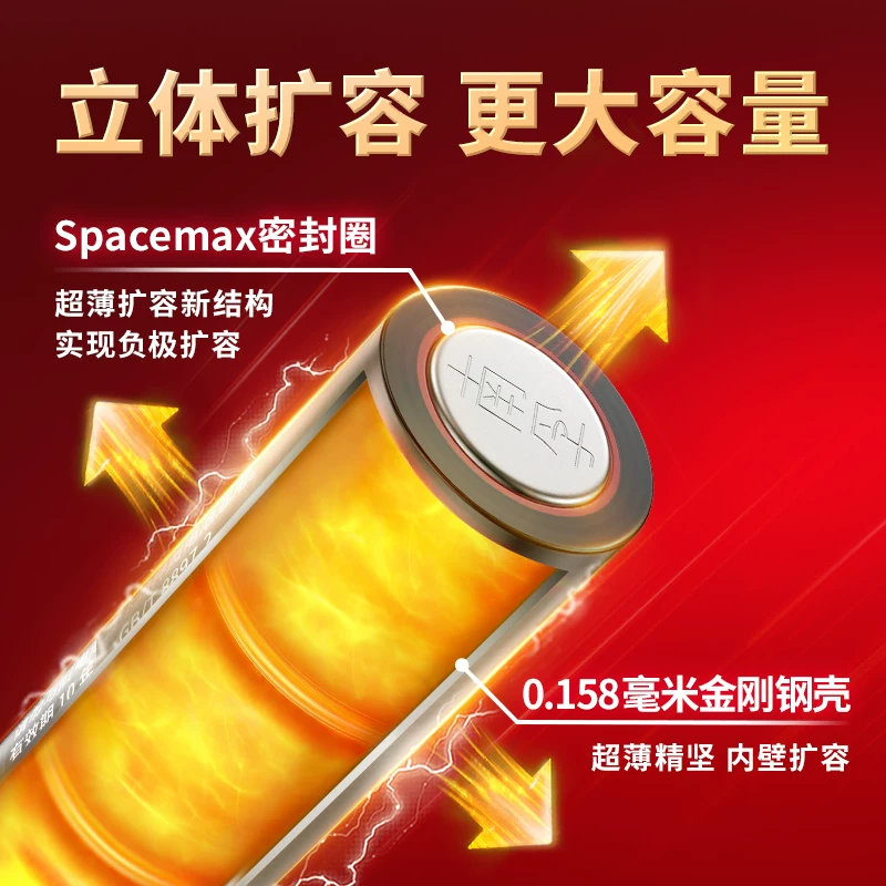 南孚 LR6AA 5号碱性电池 1.5V 8.5元 - 86线报
