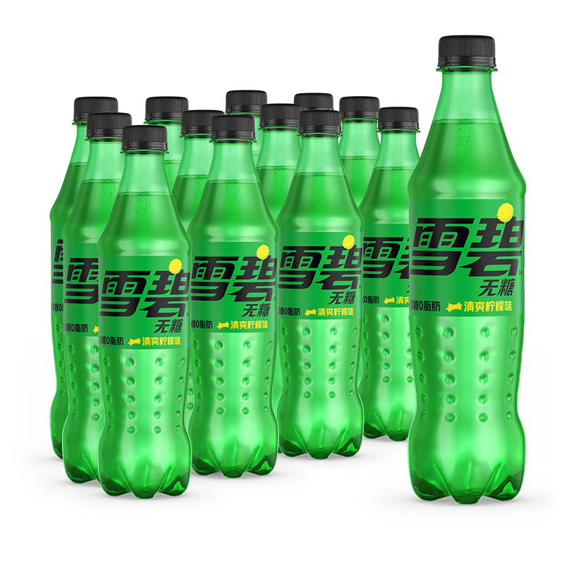 可口可乐雪碧无糖零卡柠檬味碳酸饮料500ml×12瓶 95.46元 - 86线报