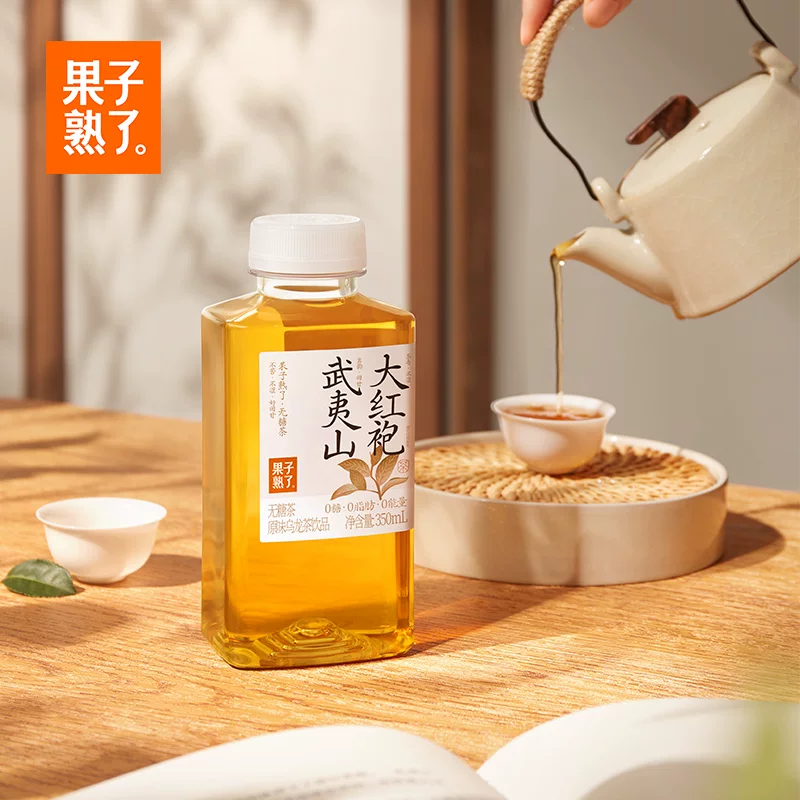 果子熟了无糖茶金桂乌龙茶350ml*6瓶装0糖0脂0卡整箱口袋装便 13.75元 - 86线报