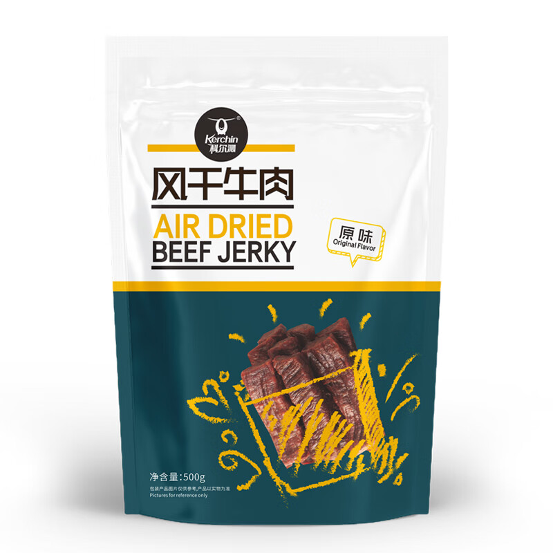 科尔沁风干牛肉原味500g 91.81元 - 86线报