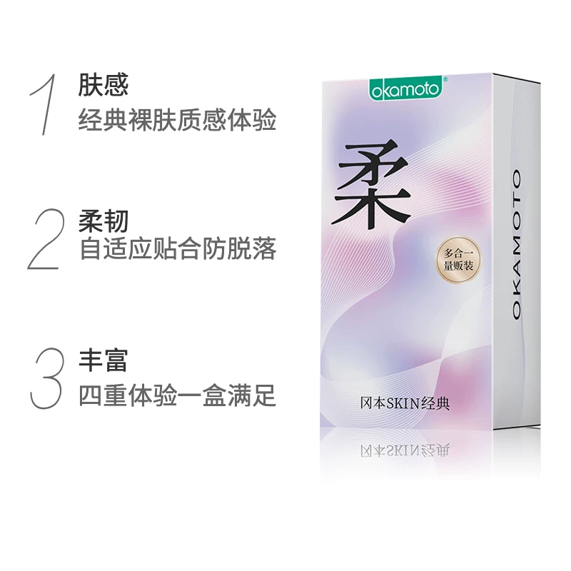 冈本SKIN安全套多合一超值礼盒装20只 20.63元 - 86线报