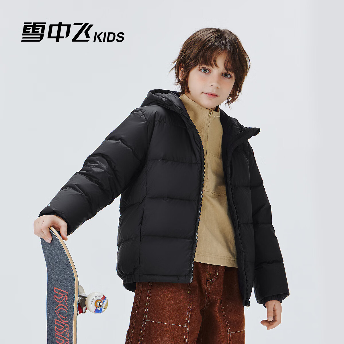 雪中飞儿童羽绒服黑色160cm 139元 - 86线报