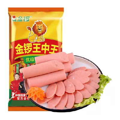 金锣王中王火腿肠60g×10支 19.45元 - 86线报 金锣王中王火腿肠60g×10支 19.45元 - 86线报