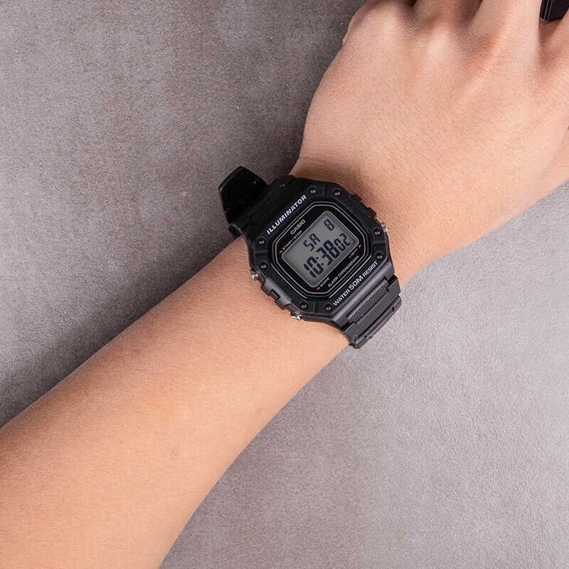 CASIO电子腕表W-218H-1A 134元 - 线报酷