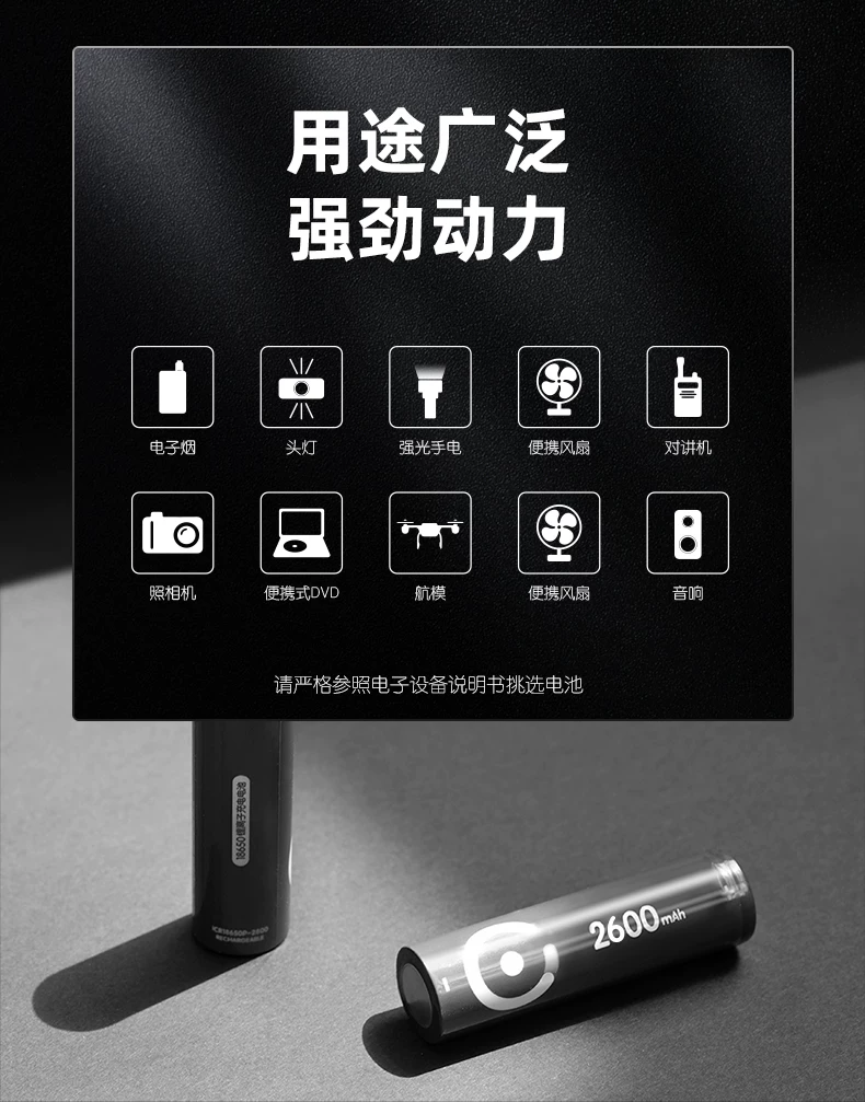 耐时18650P-2800锂充电电池3.7V2800mAh 9.4元 - 86线报