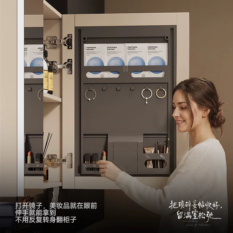 顾家家居轻奢浴室柜组合陶瓷一体盆洗手脸盆柜卫生间卫浴柜洗漱台 966.49元 - 86线报